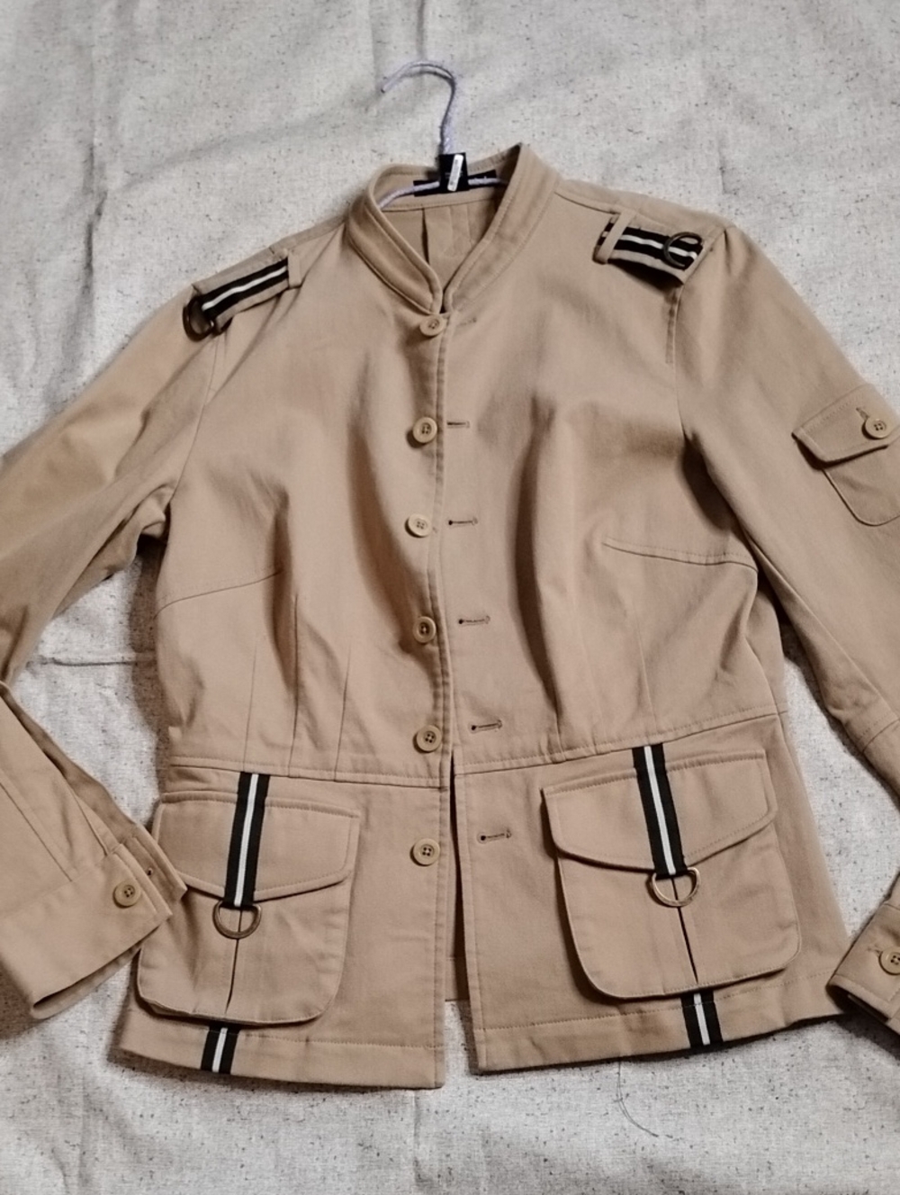 Laundry Women’s Tan Military-Style Jacket